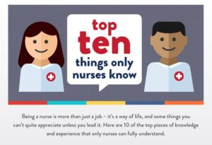 Top 10 Things Only Nurses Will Understand