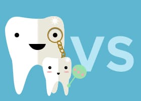 Kid Tooth Tips: Baby vs. Adult Teeth