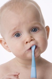 Make sure young children are protecting their teeth.