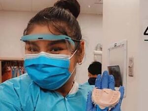 carrington dental assisting student