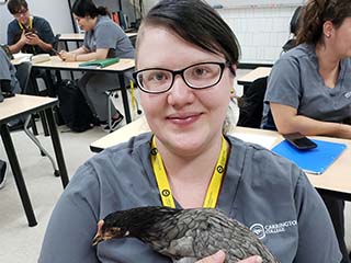 Veterinary Technology Student has had a Love For Animals Since Growing Up on Grandparent's Farm
