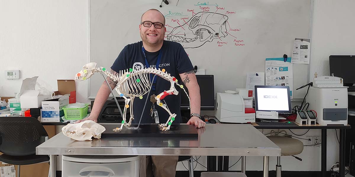 For Pleasant Hill Vet Tech Instructor Ben Sigel, a Love of Animals Sparks Passion for Teaching Others How to Care for Them