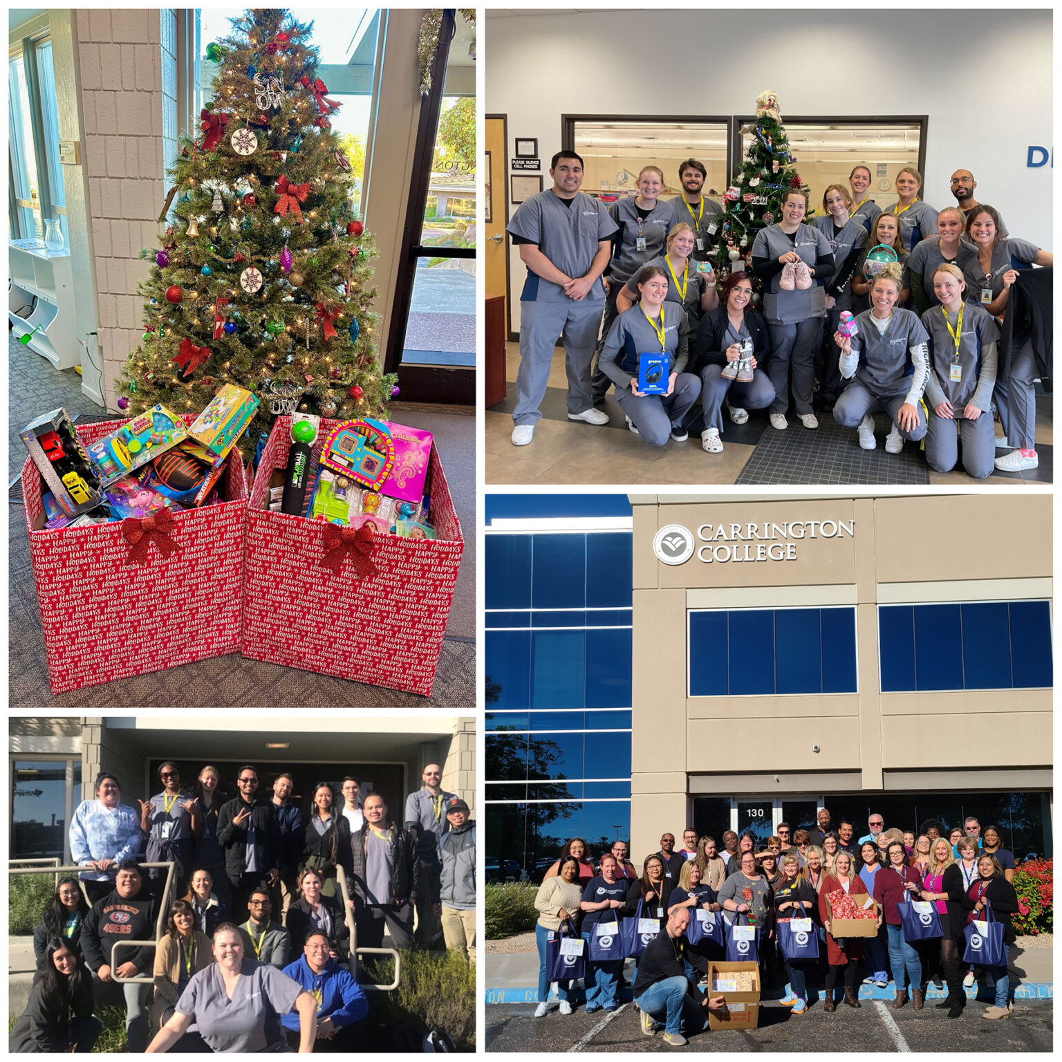 Carrington College Supports Local Communities for the Holidays