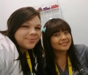 Chelsea Ruiz & classmate