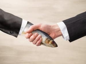 "Fish" Handshake