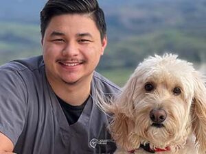 Q&A with Veterinary Technology Student Michael Fong