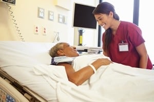 Make patients feel comfortable by giving them a friendly smile. 