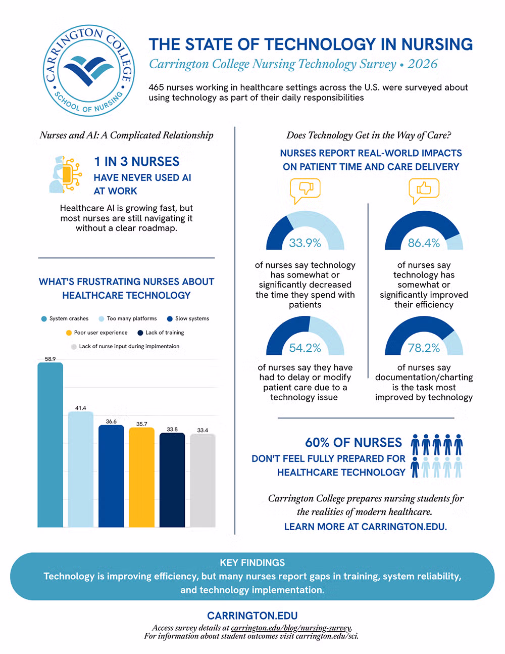 Nursing Survey Infographic